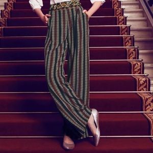 HARLYN silk palazzo pants